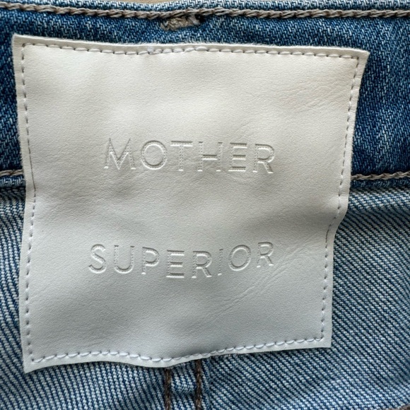 Mother Superior The Insider Ankle Chew Distressed Jeans Size 28 destroyed Bills - Picture 5 of 10